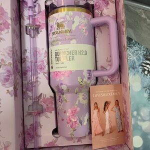 LoveShackFancy Pink Floral Tumbler🍇🍇